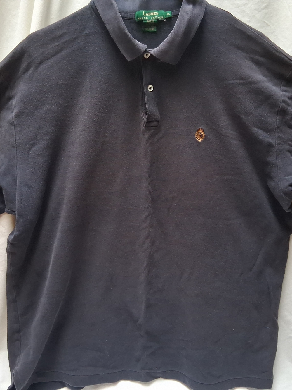 Lauren Ralph Lauren Navy Polo with Gold Crest